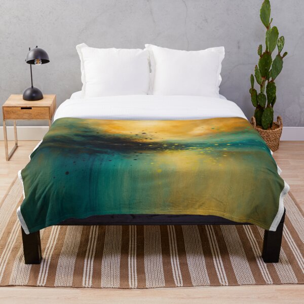Item preview, Abstract Sunset Over Teal Waters designed and sold by Joey Santiago.