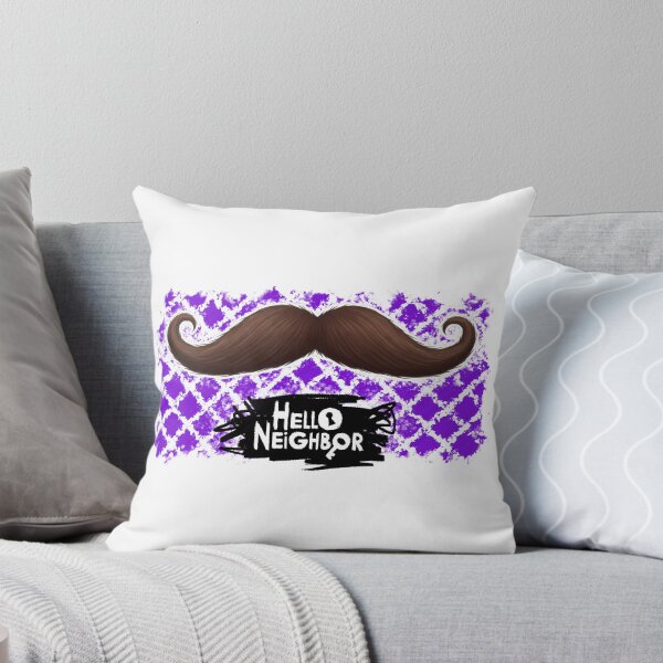 Item preview, Hello Neighbor Mustache Pattern Cozy Design designed and sold by Tr33zyCrazyStudios.