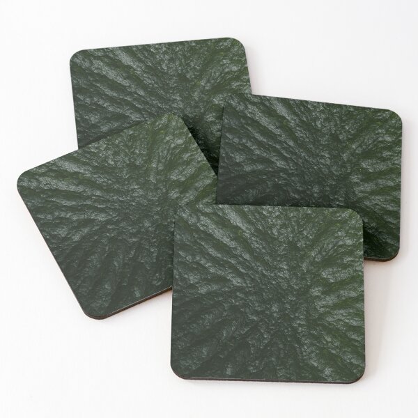 Item preview, Moldavite Gemstone Texture Deep Green Surface Art Print designed and sold by SurfaceCraft Studio.