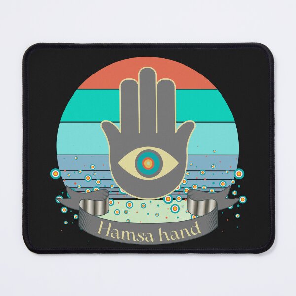 Item preview, Cosmic Hamsa Hand – Energy Light and Retro Protection designed and sold by JuanaDesigns.