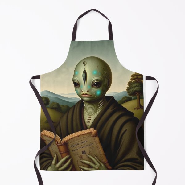 Item preview, Fish Face Charles a Creepy Lovecraftian citizen of Innsmouth portrait art designed and sold by Vintage Designs +.