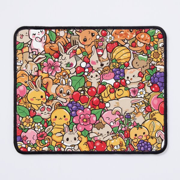 Item preview, Cute Animal Paradise – Adorable Kawaii Forest Full of Fruits and Flowers designed and sold by BoB-66.