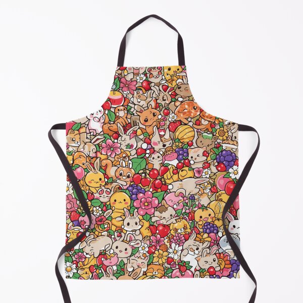 Item preview, Cute Animal Paradise – Adorable Kawaii Forest Full of Fruits and Flowers designed and sold by BoB-66.