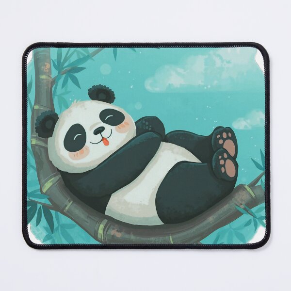 Item preview, Happy Relaxing Panda Bear designed and sold by Madhav Creations Studio.