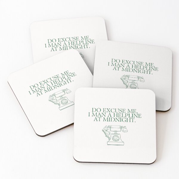 Item preview, I man a helpline at midnight. Victoria Wood Quote. designed and sold by DontKnowMuch.