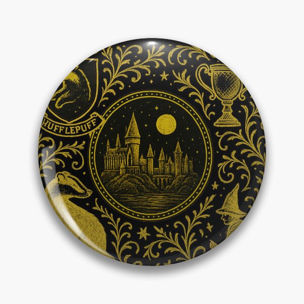 Item preview, Hufflep House Crest Badger designed and sold by VØDUM® STORE.