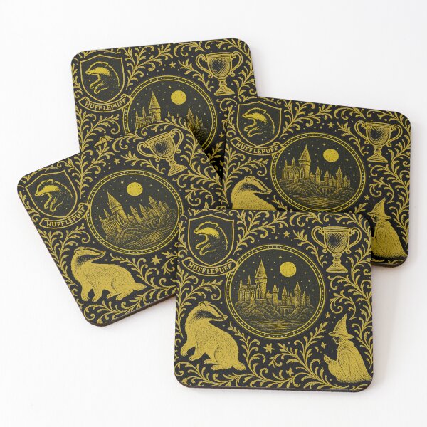 Item preview, Hufflep House Crest Badger designed and sold by VØDUM® STORE.