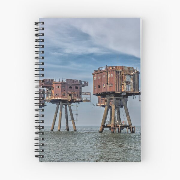 Aperçu de l'œuvre Forts maritimes de Maunsell à Red Sands créée et vendue par LenBrook.