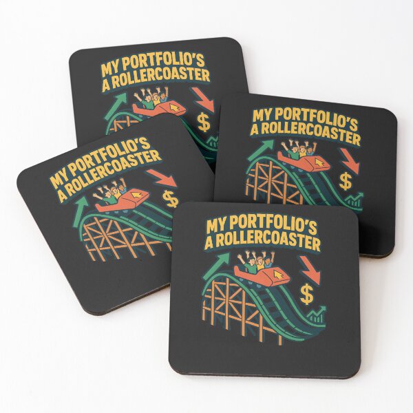Item preview, Funny Stock Market Crypto Rollercoaster Volatility Humor designed and sold by Logiamerch.