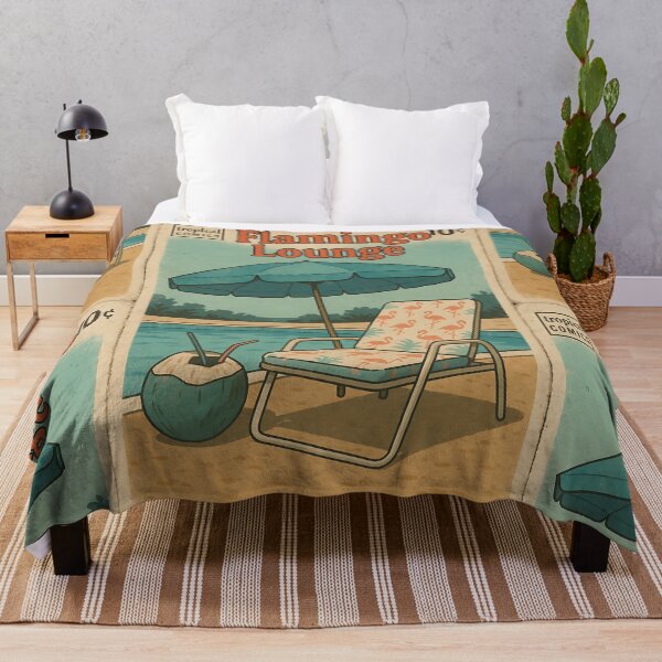 Item preview, Tropical Retro: Flamingo Lounge designed and sold by bapupa.