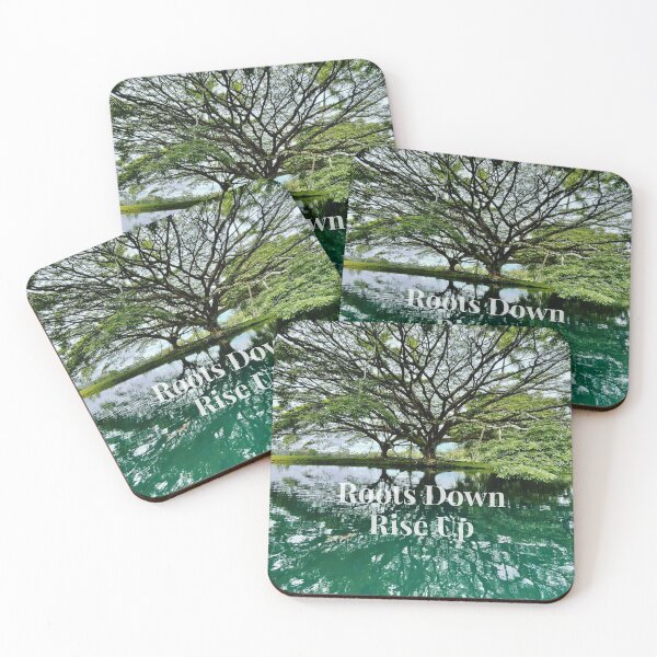 Item preview, Roots Down, Rise Up — Reflective Tree Nature Art Print designed and sold by TrisaThyme.