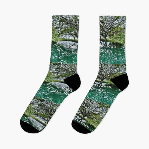 Item preview, Roots Down, Rise Up — Reflective Tree Nature Art Print designed and sold by TrisaThyme.