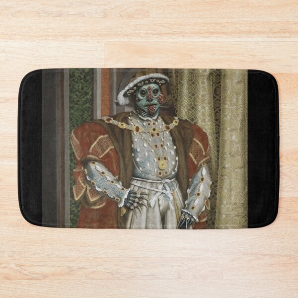 Item preview, The deep one a Creepy Lovecraftian citizen of Innsmouth portrait art designed and sold by Vintage Designs +.