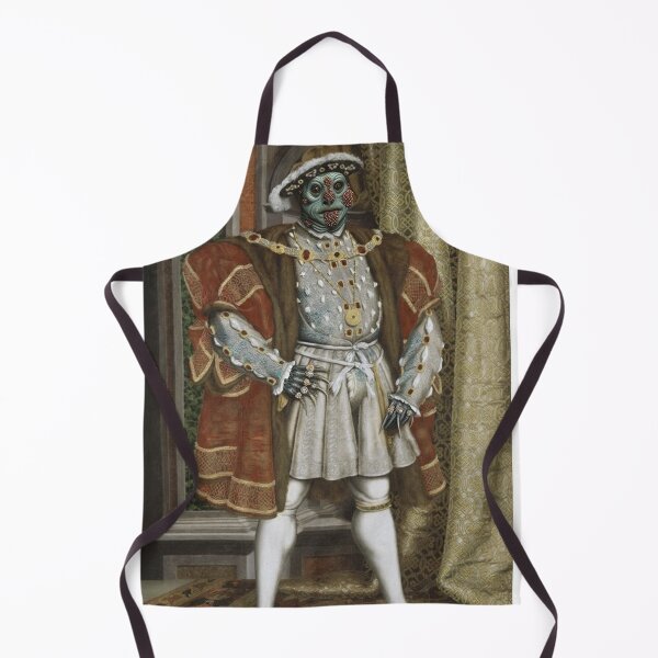 Item preview, The deep one a Creepy Lovecraftian citizen of Innsmouth portrait art designed and sold by Vintage Designs +.