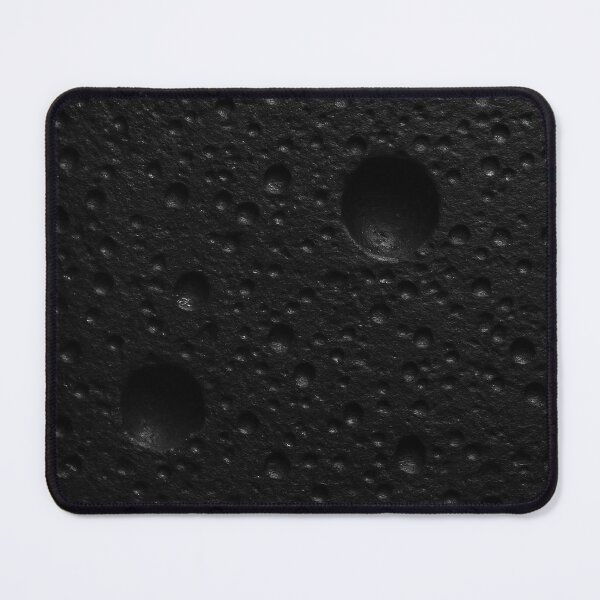 Item preview, Tektite Meteorite Texture Black Volcanic Surface Art Print designed and sold by SurfaceCraft Studio.