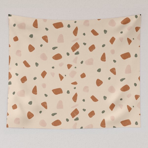 Item preview, Pastel Terrazzo Chips in Earthy Tones Pattern designed and sold by Farissa Designs.