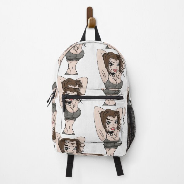 Item preview, Cartoon woman posing showing armpits illustration designed and sold by Vintage Designs +.