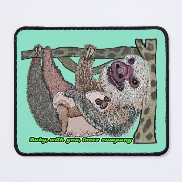 Item preview, Sloth and baby ready for hella cuddles designed and sold by reallypathetic.