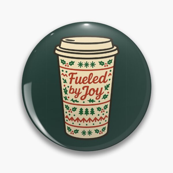 Artikelvorschau, Weihnachtskaffeebecher – Fueled by Joy Beige Edition entworfen und verkauft von BROHLine Studio.