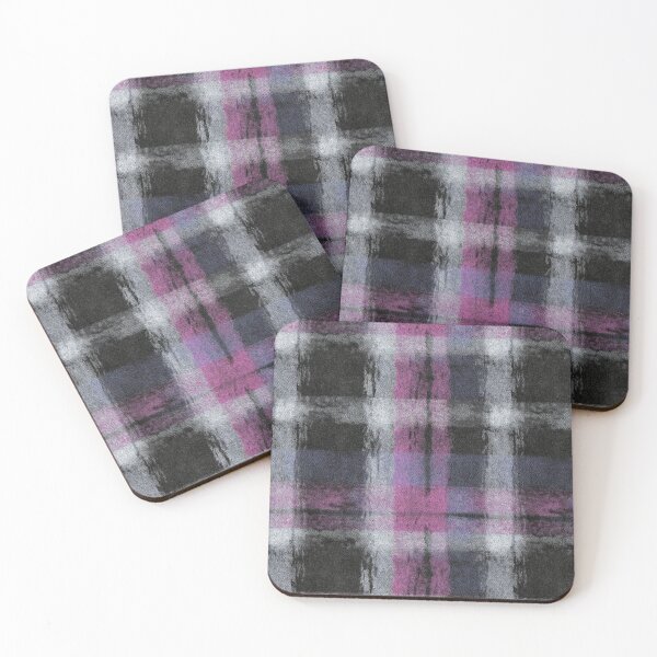 Item preview, Textured Wool Plaid in Muted Colors IX designed and sold by Atlas Kai.
