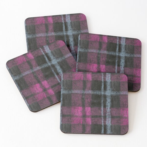 Item preview, Textured Wool Plaid in Muted Colors X designed and sold by Atlas Kai.