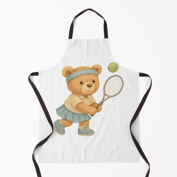 Item preview, Tennis Bear Cute Athlete designed and sold by DariaOltes.