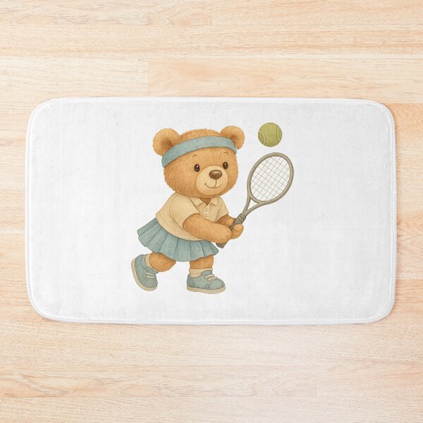 Item preview, Tennis Bear Cute Athlete designed and sold by DariaOltes.