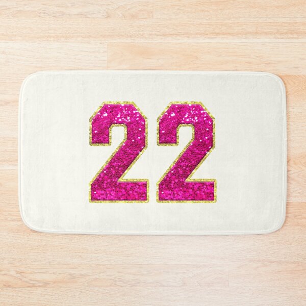 Item preview, Number 22 Pink Glitter designed and sold by Jeallan Designs.