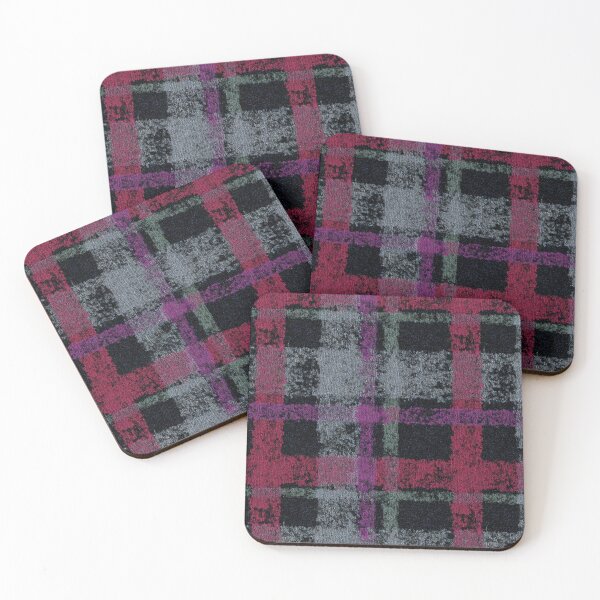 Item preview, Grunge Textured Wool Plaid in Muted Colors VII designed and sold by Atlas Kai.
