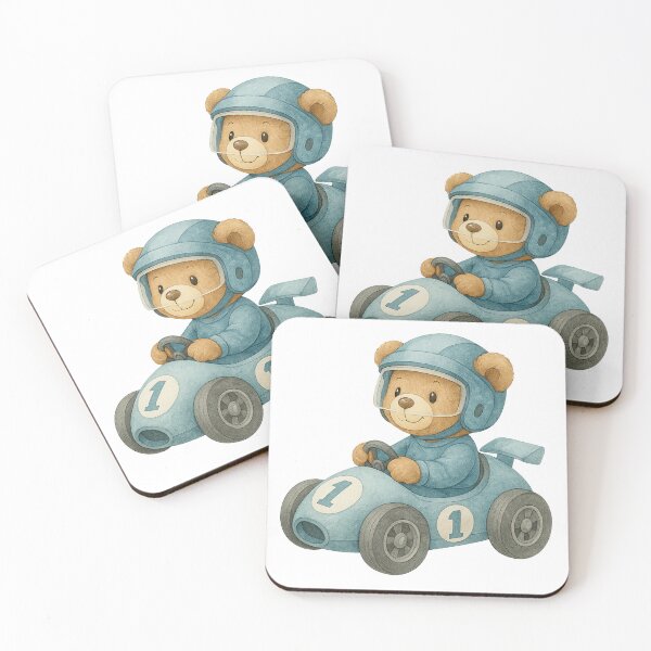 Item preview, Racing Bear Go Kart Champion designed and sold by DariaOltes.