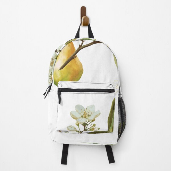 Item preview, Pyrus communis | Flowering Branch and Fruit Botanical Illustration (No Background) designed and sold by ChristinePartlow.
