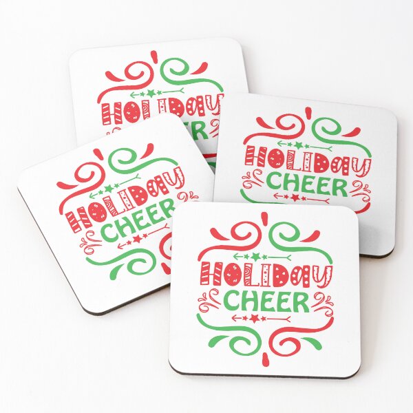 Item preview, Holiday Cheer - Classic Festive Christmas Greeting Design designed and sold by FuzionRaptor.