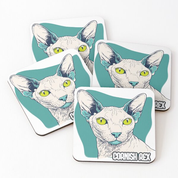 Item preview, Cornish Rex Majesty: Curly Whiskers and Regal Ears designed and sold by ForeverPrintsOK.