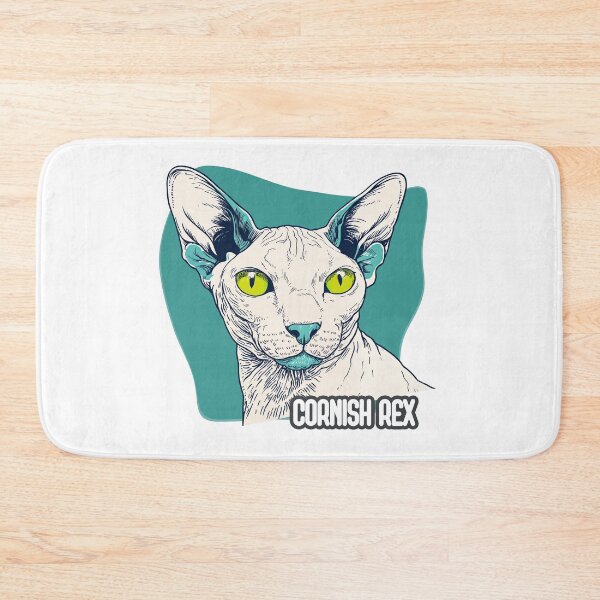 Item preview, Cornish Rex Majesty: Curly Whiskers and Regal Ears designed and sold by ForeverPrintsOK.