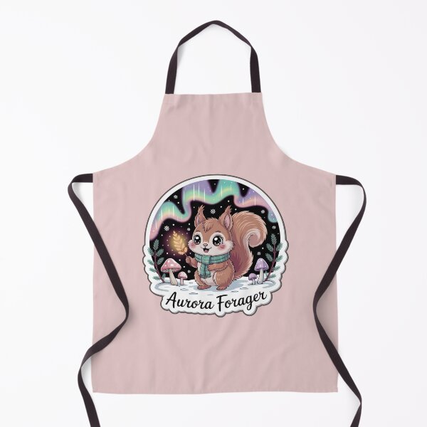 Item preview, Winter Wonderland Squirrel – Aurora Forager Kawaii Chibi Sticker designed and sold by Nuist25.