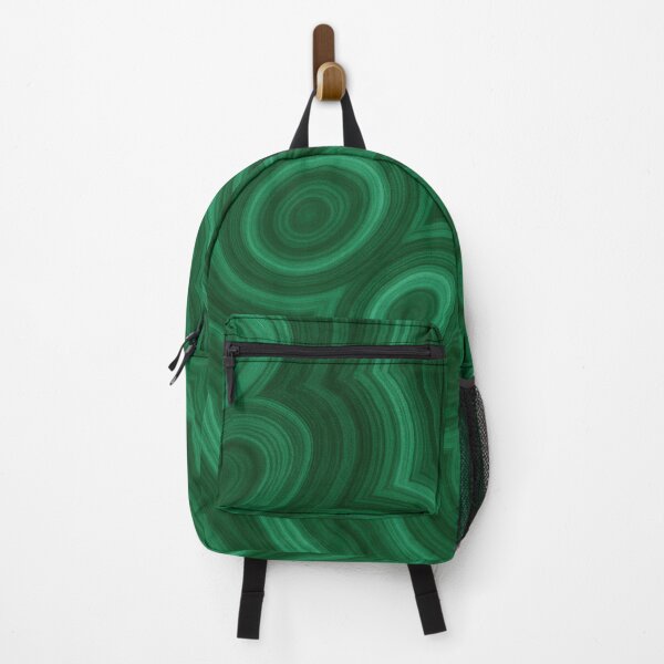 Item preview, Malachite Gemstone Texture with Green Banded Surface Pattern Art designed and sold by SurfaceCraft Studio.