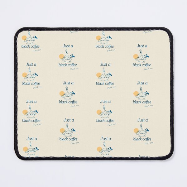 Item preview, Just a black coffee, thank you. Victoria Wood quote. designed and sold by DontKnowMuch.