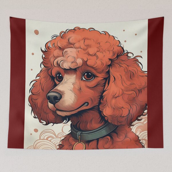 Item preview, Red Poodle designed and sold by Sharaku65.