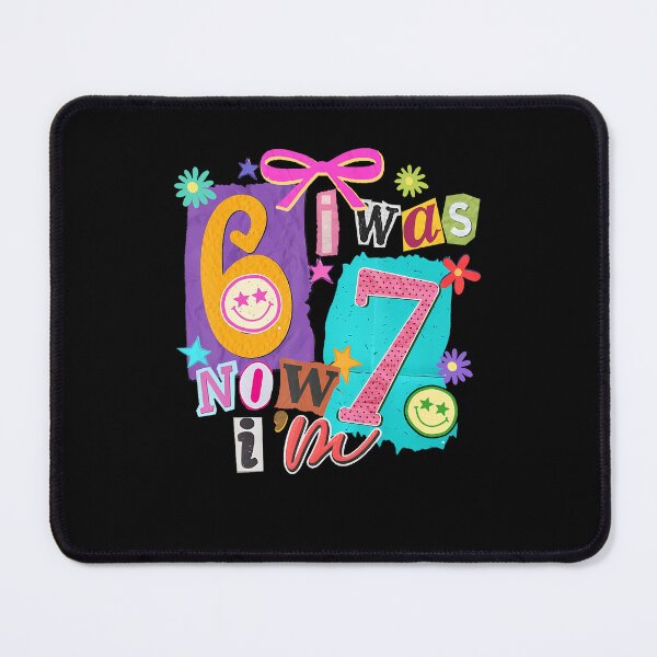 Item preview, I Was 6 Now I'M 7 67 Six Seven Meme 7 Years Old Birthday designed and sold by MadalynKiehn.