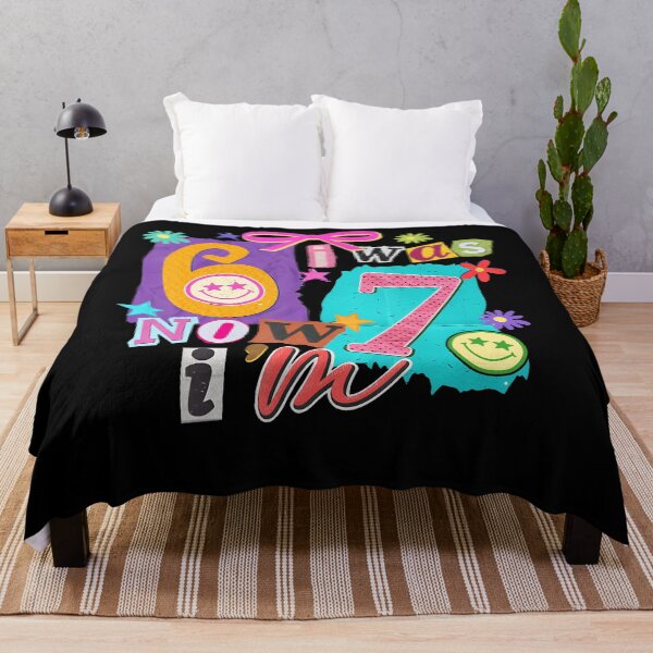 Item preview, I Was 6 Now I'M 7 67 Six Seven Meme 7 Years Old Birthday designed and sold by MadalynKiehn.