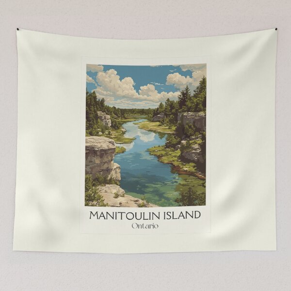 Item preview, Manitoulin Island Ontario | Freshwater Island Scenery Art designed and sold by TuncGK.
