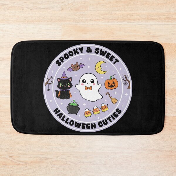 Item preview, Spooky & Sweet Halloween Cuties Aesthetic Ghost and Witch Cat designed and sold by GeminiDaydreamer.