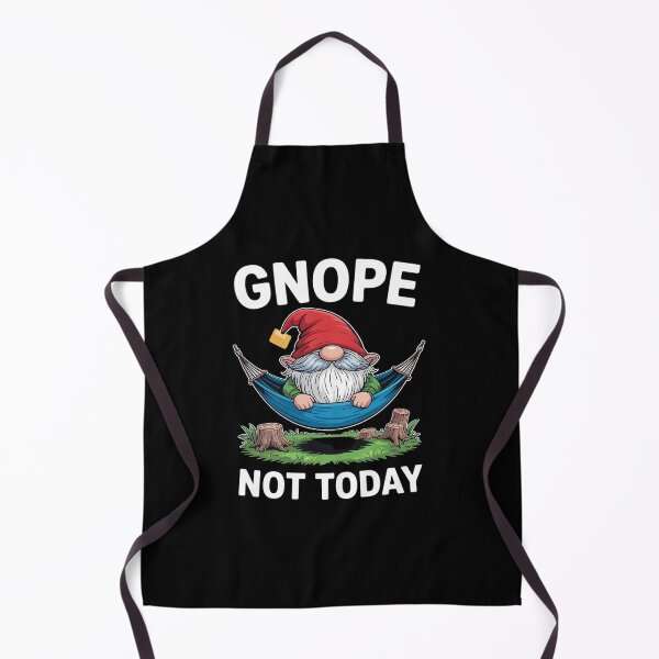 Item preview, Gnome Hammock Nap Gnope Not Today Magical Whimsical Lazy designed and sold by EllinoKlemo.