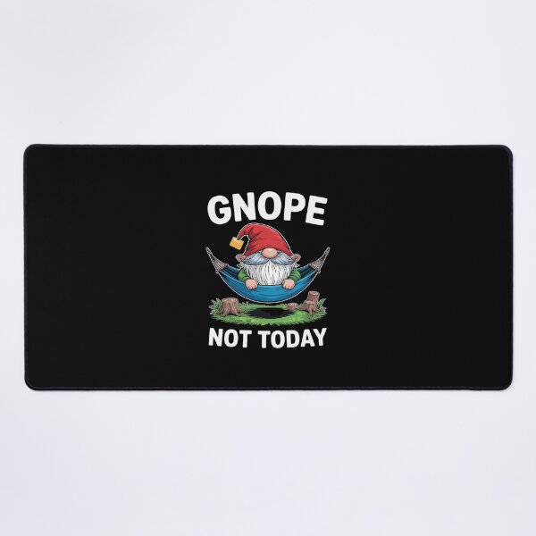Item preview, Gnome Hammock Nap Gnope Not Today Magical Whimsical Lazy designed and sold by EllinoKlemo.