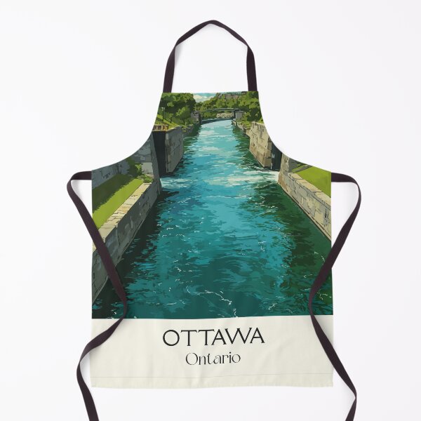 Item preview, Ottawa Ontario | Rideau Canal Historic Locks Art Print designed and sold by TuncGK.