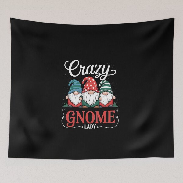Item preview, Gnome Garden Gnome Lover Crazy Gnome Lady  designed and sold by EllinoKlemo.