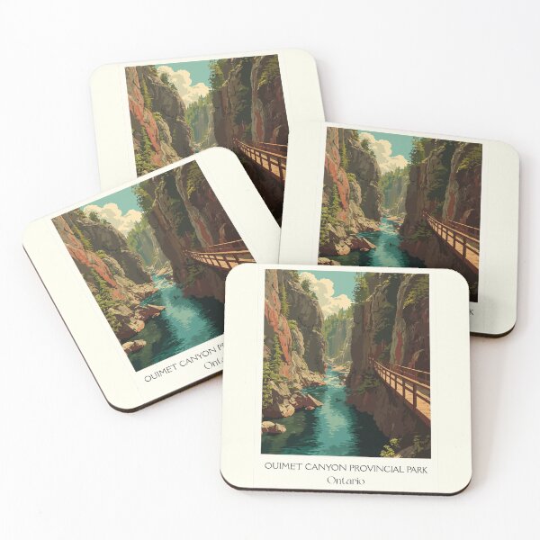 Item preview, Ouimet Canyon Ontario | Scenic Gorge Lookout Art Print designed and sold by TuncGK.