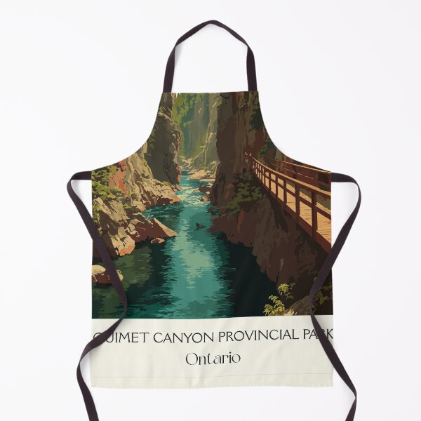 Item preview, Ouimet Canyon Ontario | Scenic Gorge Lookout Art Print designed and sold by TuncGK.