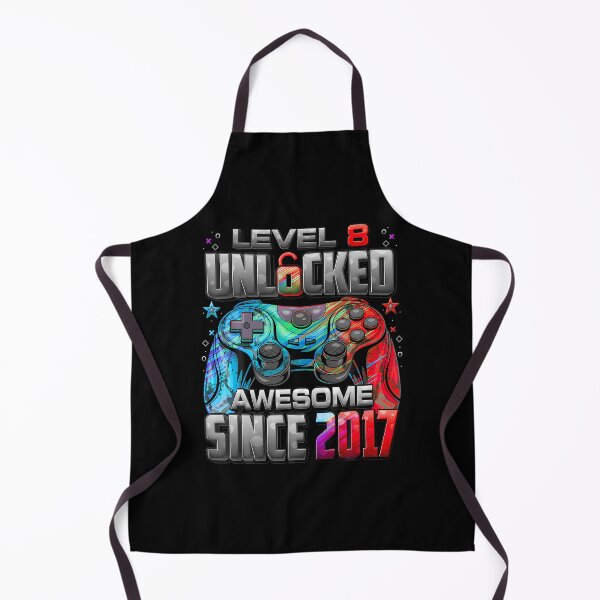 Item preview, Level 8 Unlocked Awesome Since 2017 8Th Birthday Gaming designed and sold by MadalynKiehn.