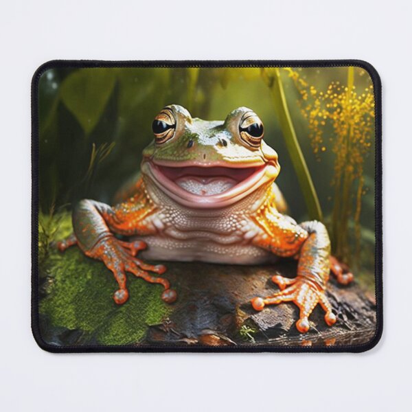 Item preview, laughing frog designed and sold by AnnaMartaFoley.